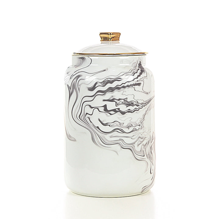 Modern Home Decor White Black Ceramic Vase living Room