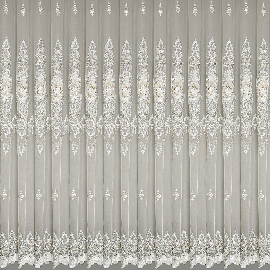 Turkish Embroidered Net for curtains and Roman Blinds 